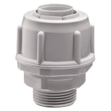 З'єднувач прямий фіксований GW FIT 25G PG21 сірий IP54 GEWISS