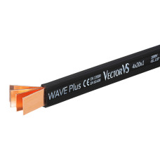 Гнучка мідна шина в ізоляції Vector VS WAVE PLUS 9x32x1, 952A, L2000mm
