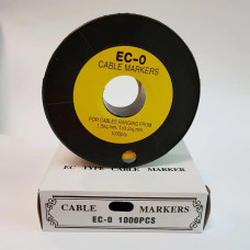 Маркувальна бірка ЕС-0 (EC-0.05 0,5-1,6мм2) символ "0" маркер кабельний