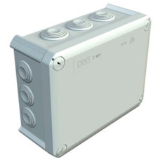 Коробка распределительная Obo Bettermann T 160, 190х150х77, IP 66, светлосерая, с кабельными вводами