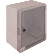 Корпус ударопрочный из АБС-пластика e.plbox.300.350.165.tr, 300х350х165мм, IP65 с прозрачной дверцей