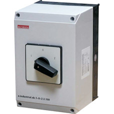 Пакетный переключатель в корпусе e.industrial.sb.1-0-2.3.100, 3р, 100А (1-0-2)