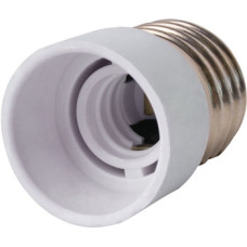 Перехідник e.lamp adapter.Е27/Е14.white, з патрону Е27 на Е14, пластиковий