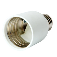 Перехідник e.lamp adapter.Е27/Е40.white, з патрону Е27 на Е40, пластиковий