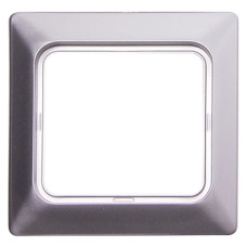 Рамка e.lux.12094L.1.fr.wp.aluminium для вологозахищеної розетки, 