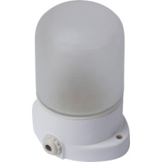 Світильник e.light.sauna.1.60.27.white,  Е27,60Вт,IP54, корпус керамічний, термостійкий, білий