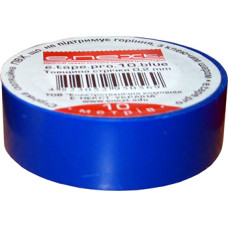 Ізолента e.tape.pro.10.blue із самозгасаючого ПВХ, синя (10м)