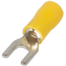 Ізольований наконечник вилковий e.terminal.stand.sv.2.5.yellow 1.5-2.5 кв.мм, жовтий