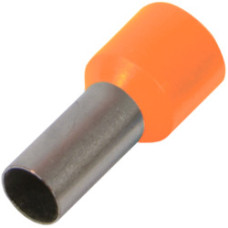 Изолированный втулочный наконечник e.terminal.stand.e4009.orange 4,0 кв.мм, оранжевый