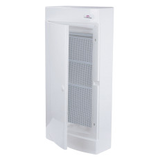 Щит пласт. зовнішн. вик. ECT48 MEDIA-PO (перф.панель, білі дверцята)