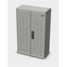 Шафа поліестерова KVR 80-53-25 P (В823хШ529хГ250, однодверна, плоский дах)