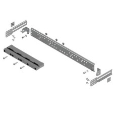 Кронштейн з тримачем BBS-60/4 верт. шин з плавним регулюванням глибини LG-B60-V2R P4 (4Р,Ш500)