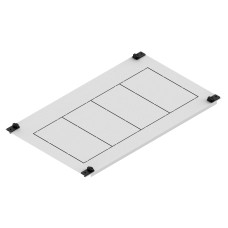 Лицьова панель 1хKVL00 CP 1-2 K00 (В300xШ250)