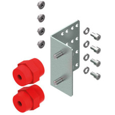 Тримач горизонтальних шин LG-T-INH2-A з двома ізоляторами (1P)