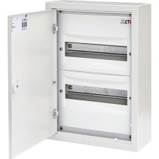 Щит металевий WRP12-2 (2х12 мод., 24мод., пластик. фальш-панель, IP30, зовнішн. вик.)