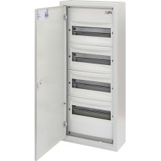 Щит металевий WRP12-4 (4х12 мод., 48мод., пластик. фальш-панель, IP30, зовнішн. вик.)