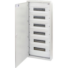 Щит металевий WRP18-6 (6х18 мод., 108мод., пластик. фальш-панель, IP30, зовнішн. вик.)