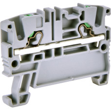 Клемма пружинная ESH-EFC.2 (2,5 мм2, серая, push-in)