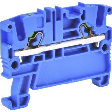 Клемма пружинная ESH-EFC.2B (2,5 мм2, синяя, push-in)