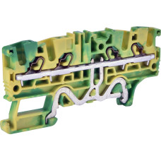 Клемма пружинная заземляющая ESH-EFCE.2/2+2 (2,5 мм2, желто-зел., 2вх.+2вых., push-in)