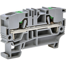 Клемма пружинная ESH-EFC.6 (6 мм2, серая, push-in)