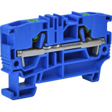 Клемма пружинная ESH-EFC.6/B (6 мм2, синяя, push-in)