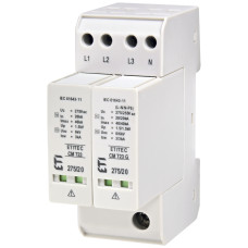 Обмежувач перенапруги ETITEC CM T23 275/20 (3+1, 2р, ТТ) RC