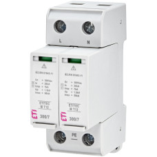 Обмежувач перенапруги ETITEC M T12 300/7 (2+0, 2p, TNC-S)
