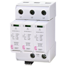 Обмежувач перенапруги ETITEC M T12 300/7 (3+0, 3p, TNC) RC
