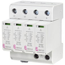 Обмежувач перенапруги ETITEC ML T123 300/12,5 (4+0, 4p, TNC-S) RC