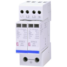 Обмежувач перенапруги ETITEC V 2T3 255/5 (4+0)