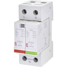 Обмежувач перенапруги ETITEC V T2 255/20 (1+1) RC
