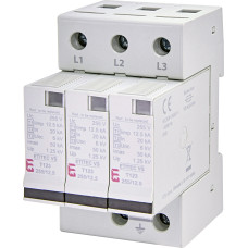 Обмежувач перенапруги ETITEC VS T123 255/12,5 (3+0)