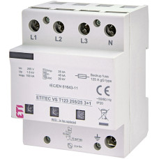 Обмежувач перенапруги ETITEC VS T123 255/25 (3+1)
