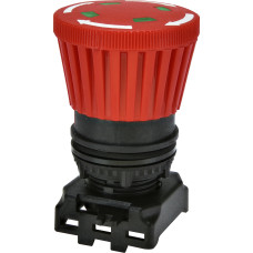 Кнопка-модуль грибок EGM-MI-T (отключение поворотом, с индикацией, красная)