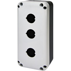 Корпус ESB3 (Standart, 3 отвори, корпус сіро-чорний)