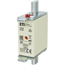Запобіжник NH-000/gG 2A 500V KOMBI