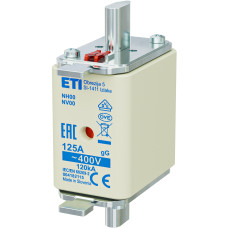 Запобіжник NH-00/gG 125A 400V KOMBI
