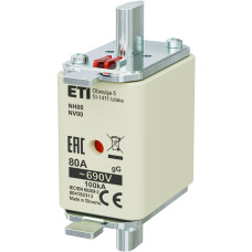 Предохранитель NH-00/gG 80A 690V KOMBI