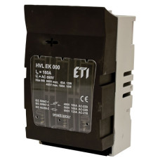 Разъединитель HVL EK 000 3P 100A (Клеммы M8-M8)