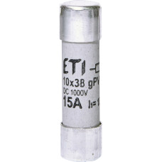 Запобіжник CH 10x38  gPV 15A 1000V (10kA)
