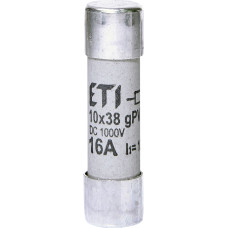 Запобіжник CH 10x38  gPV 16A 1000V (10kA)