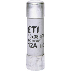 Запобіжник CH 10x38 gPV 12A 1000V (30kA)