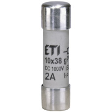 Запобіжник CH 10x38 gPV  2A 1000V (30kA)