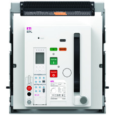Повітряний автоматичний вимикач викочувальний EPL-20 3H BD/M2C2S2/PR-LP (3P, 2000A, D/O, Frame 