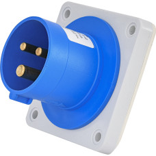 Вилка вбудована (силовий роз`єм) ERR-1632  IP44 (16A, 230V, 2P+PE)