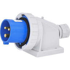 Вилка настінна (силовий роз`єм) EPH-1632  IP67 (16A, 230V, 2P+PE)