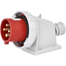 Вилка настінна (силовий роз`єм) EPH-1643  IP67 (16A, 400V, 3P+PE)