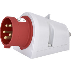 Вилка настінна з реверсом фаз (силовий роз`єм) EPO-3253  IP44 (32A, 400V, 3P+N+PE)