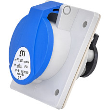 Розетка вбудована (силовий роз`єм) EE-1632  IP54 (16A, 230V, 2P+PE)